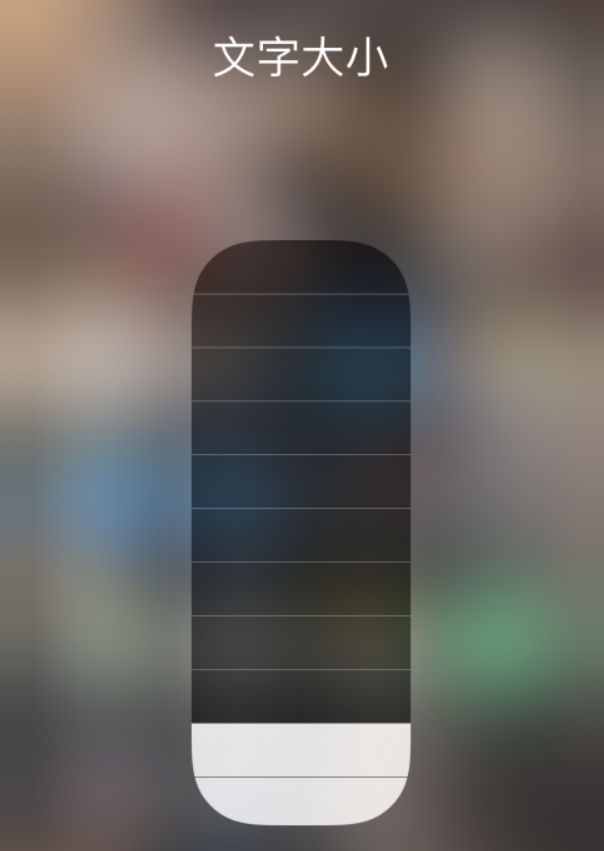 芒市苹果手机维修分享小技巧：在 iPhone 控制中心快速调节字体大小 