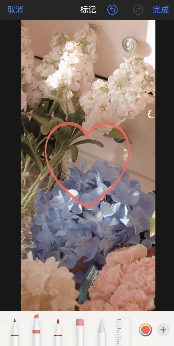 芒市苹果手机维修分享iPhone 12 如何在照片上涂鸦 